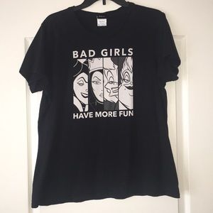 Black Disney graphic tee